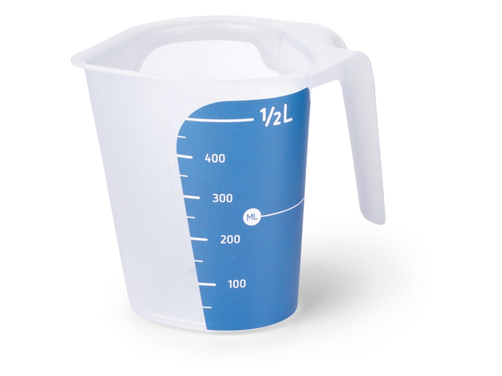 Maatbeker DBP Cuisio kunststof 500ml transparant