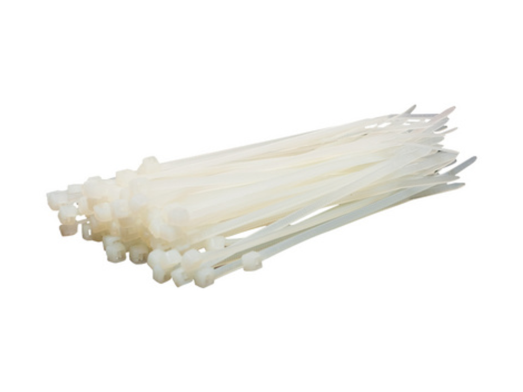 Snelbinders 2,5x200mm wit (100)