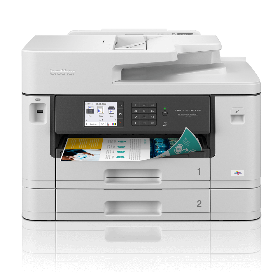 Printer Brother MFC-J5740DW 4in1 inkjet kleur A3 28ppm