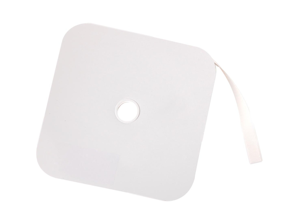 Klittenband zelfklevend Bouhon rol 25m enkel haakjes wit