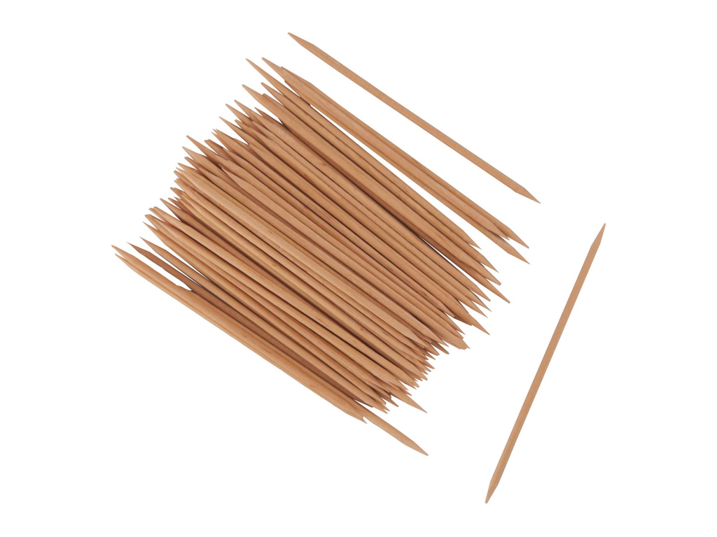 Knutseltandenstokers Bouhon hout 10cm (100)