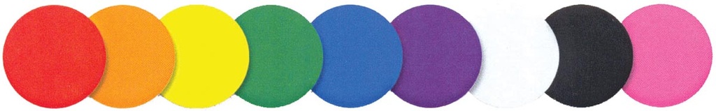 Sticker plakvorm rond Bouhon Ø10mm assorti (400)