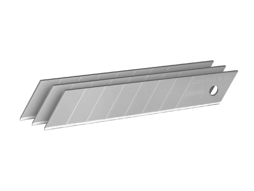 Vervangmes voor cutter Stanley 18mm (10)