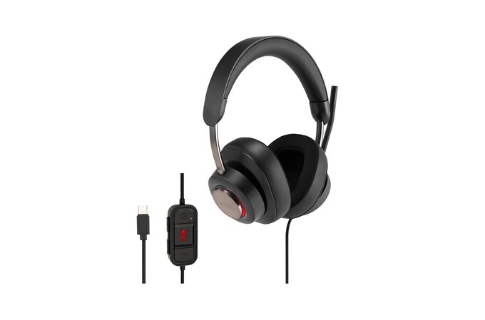 Headset Kensington H2000 USB-C Over-Ear zwart