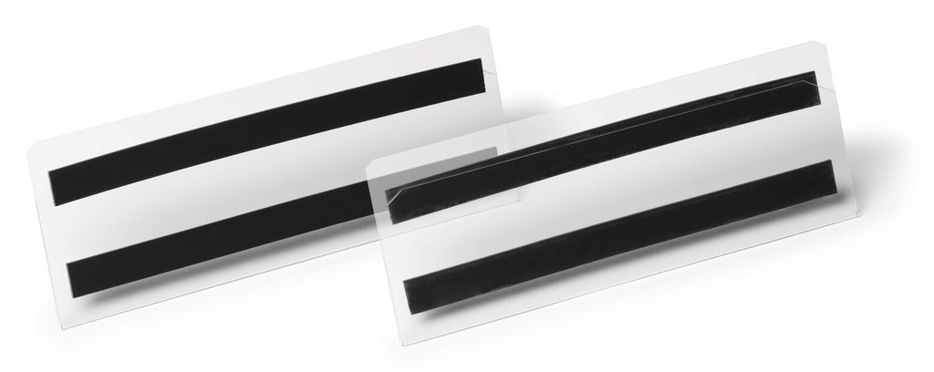 Etikethoes Durable Hard Cover 1/2 A5 liggend 210x74mm magnetisch transparant (10)