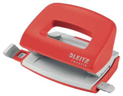 [ESS-50100025] Kleine perforator Leitz Recycle Nexxt Mini 2-gaats 10vel (rood)