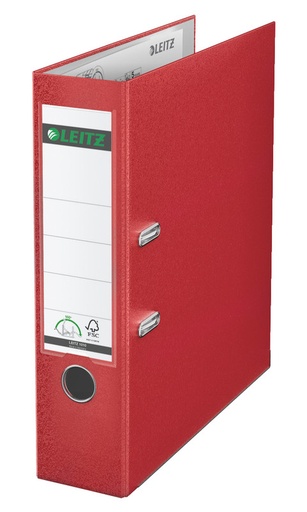 [ESS-10105025] Ordner Leitz 180° PP A4 80mm (rood)