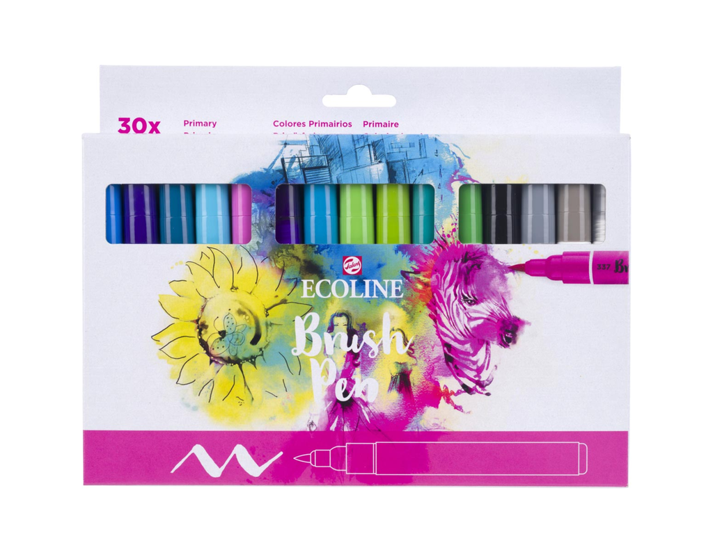 Brushpen Talens Ecoline Primaire set assorti (30)