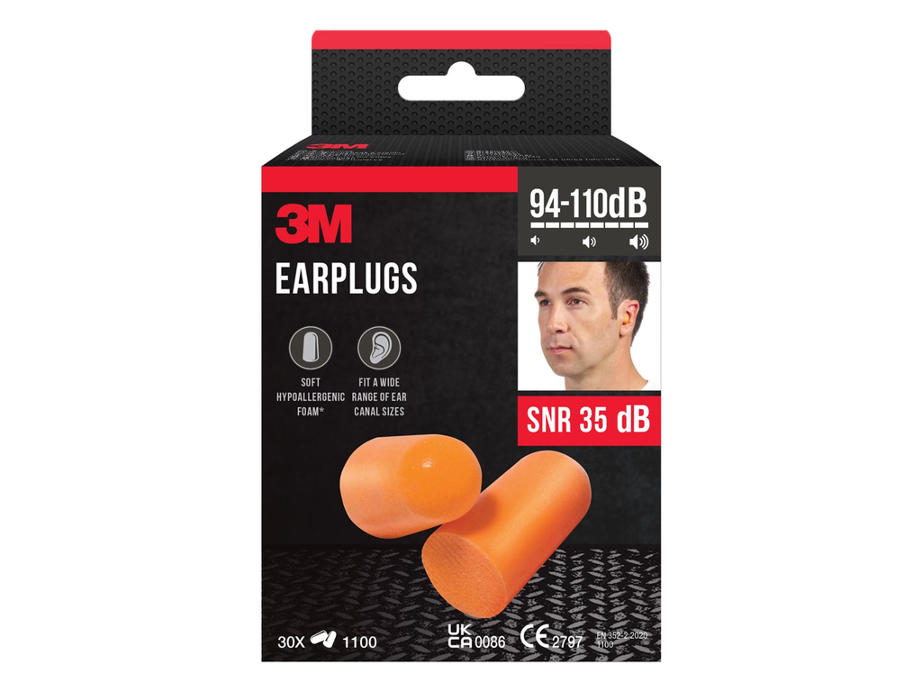 Oordoppen 3M 1100 geluidsdemping 37dB (30)