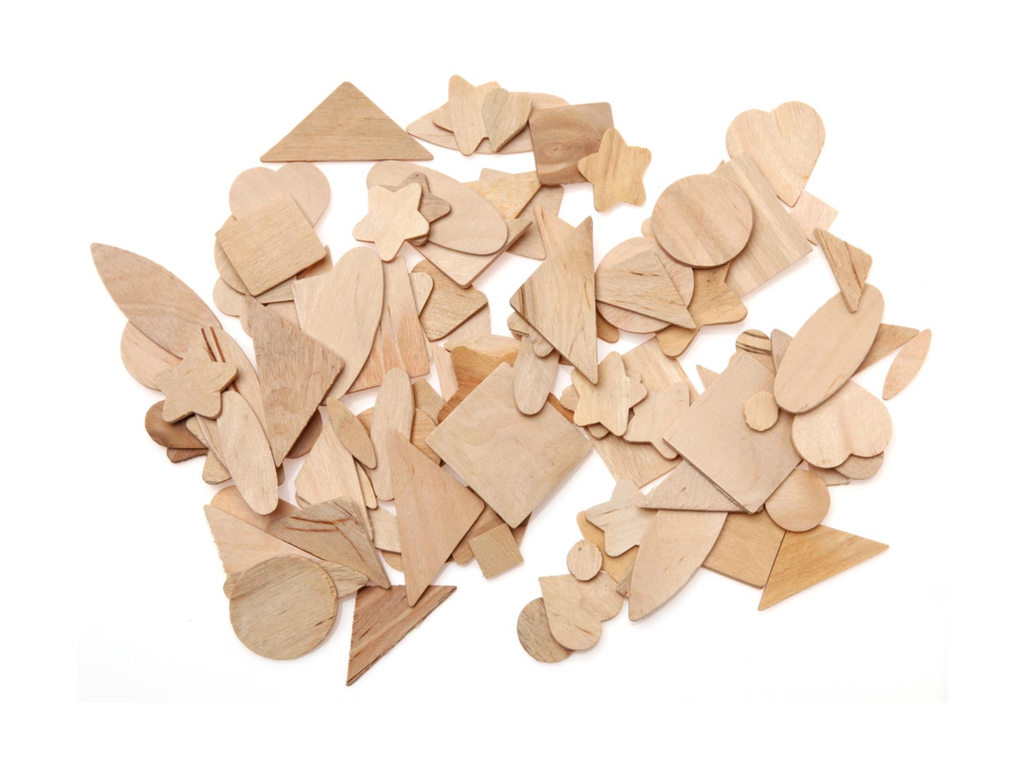Houten vormen Bouhon hout mengeling (100)
