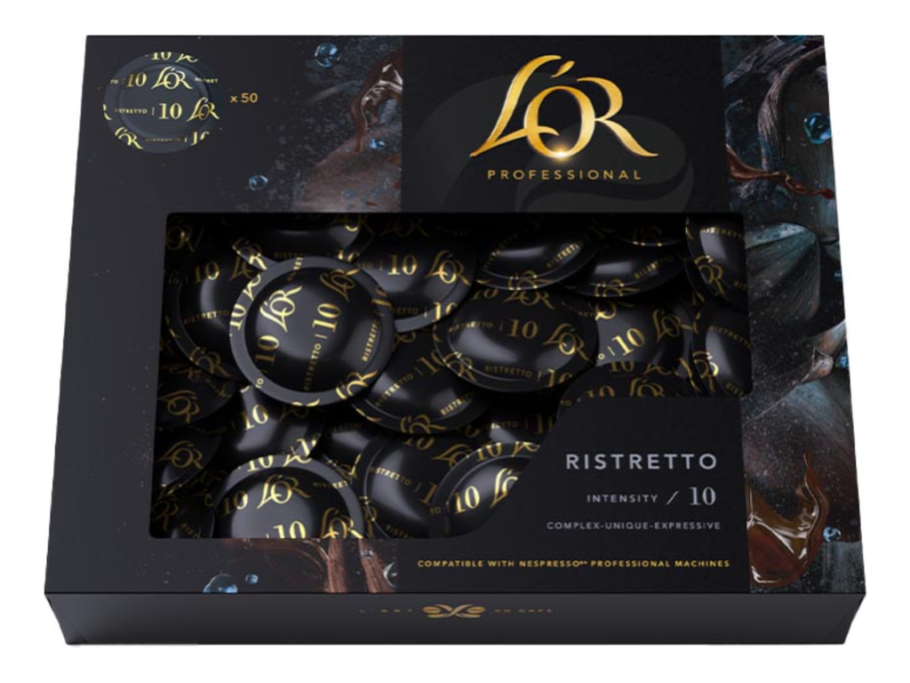 Koffiediscs Douwe Egberts L'or professional Intensity 10 Ristretto (50)