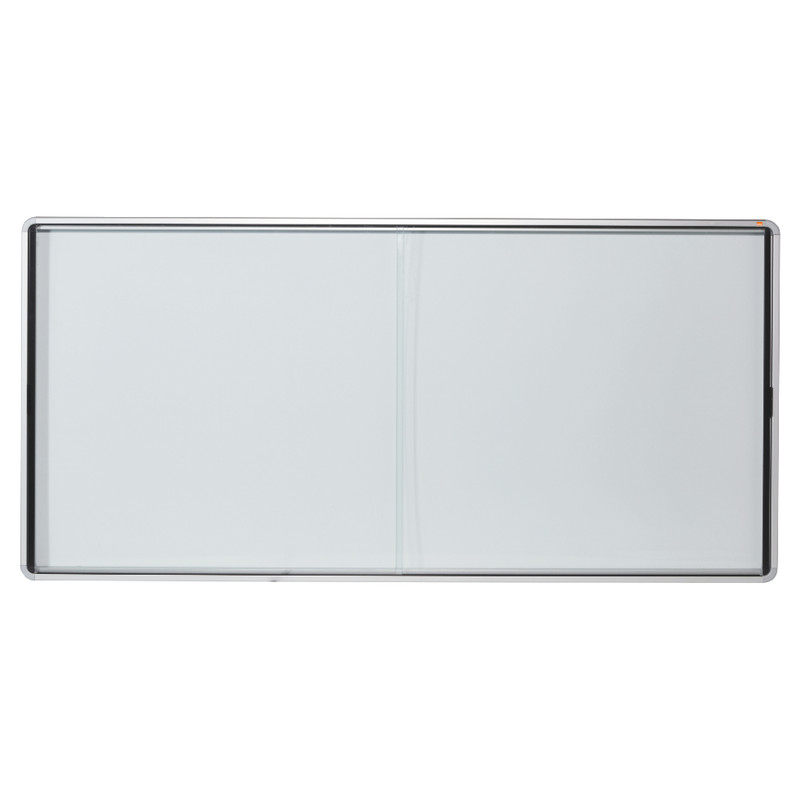 Binnenvitrine Nobo magnetisch met schuifdeur 27xA4