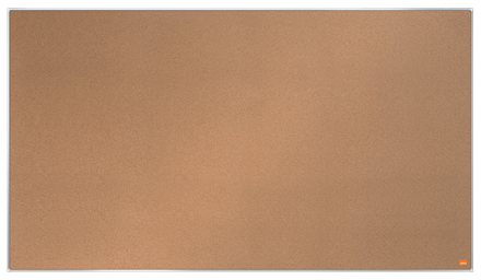 Kurkbord Nobo Impression Pro Widescreen 122x69cm bruin