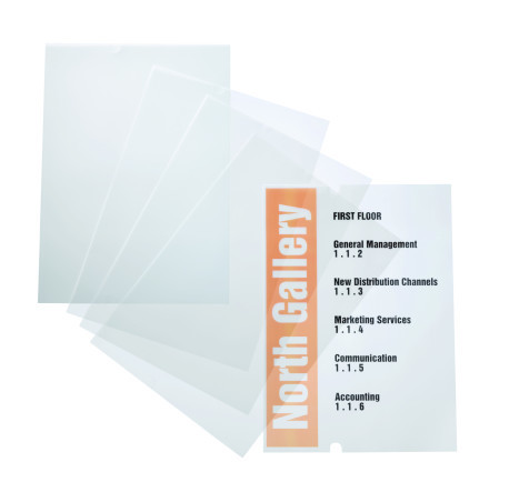 Navulfolie voor Durable Crystal Sign A4