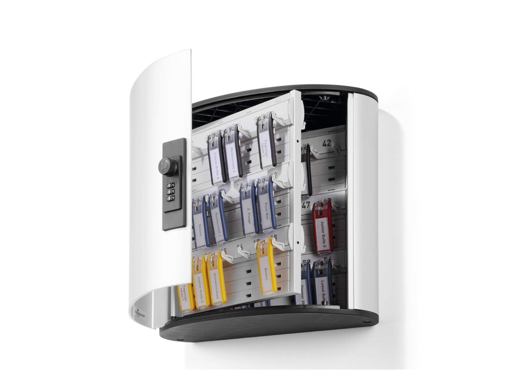 Sleutelkast Durable Key Box 54 sleutels met cijferslot metaal-zilver