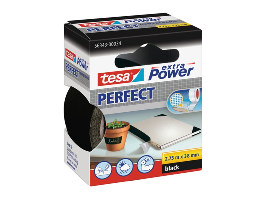 Textieltape Tesa 19mmx2,75m groen