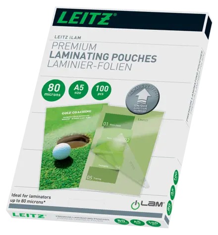 Lamineerhoes Leitz iLam UDT A5 2x80µ glanzend (100)