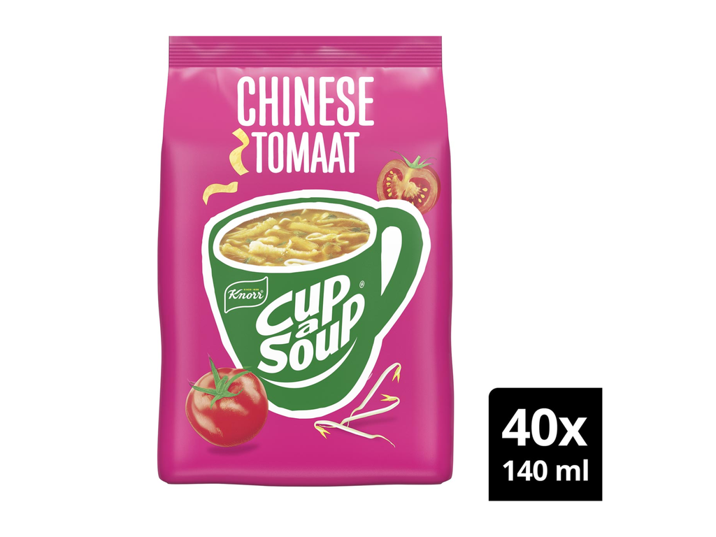 Soep voor automaten Cup-A-Soup vending 140ml 40 porties Chinese tomaat