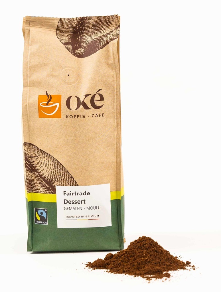 Koffie Oké Koffie Fairtrade Dessert gemalen 250g