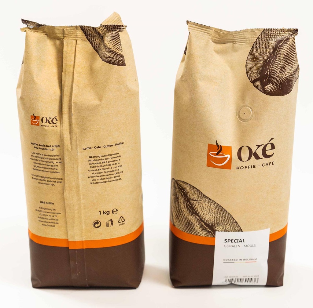Koffie Oké Koffie Special gemalen 1kg