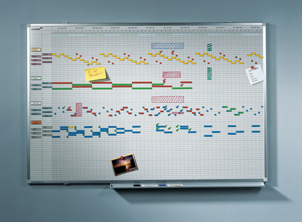 Jaarplanner Legamaster Professional 12 maanden 100x150cm