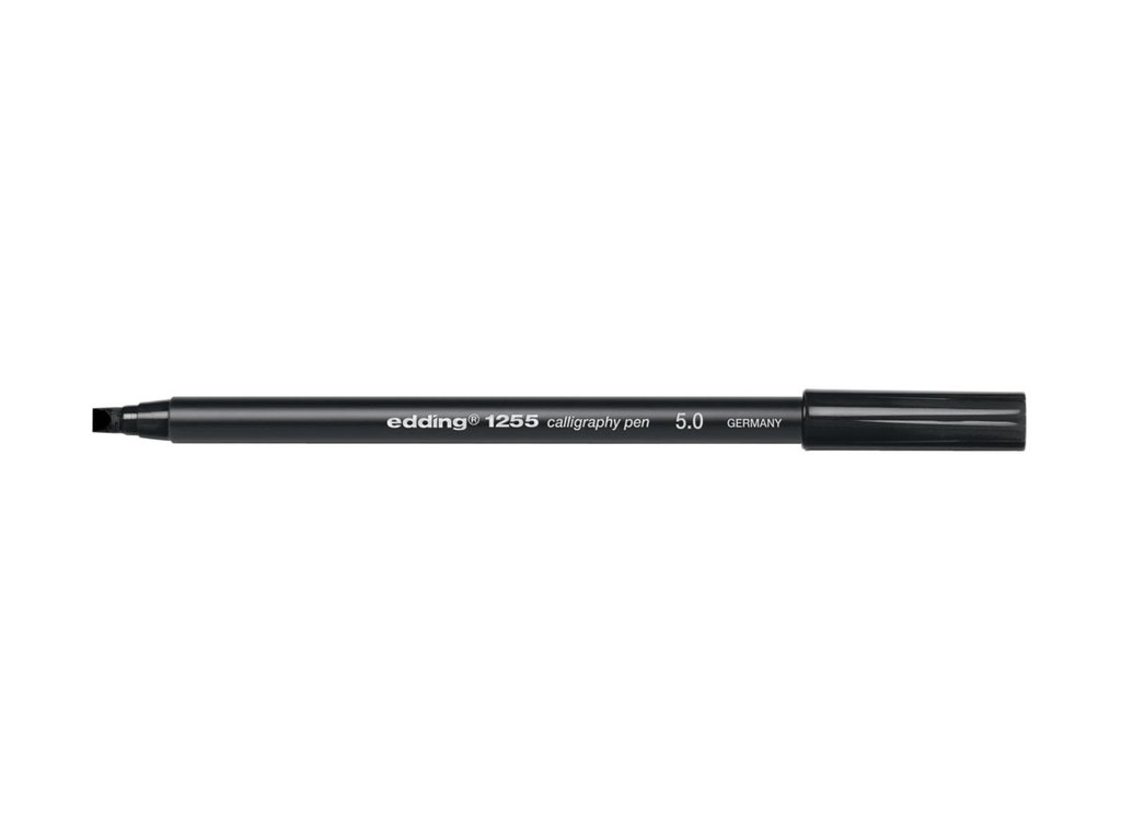 Kalligrafiepen Edding 1255 5,0mm zwart