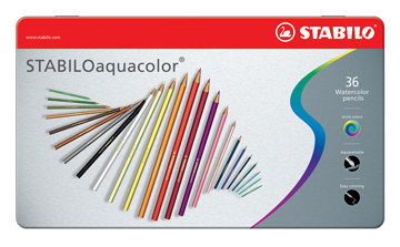 Kleurpotlood Stabilo Aquacolor assorti (36)