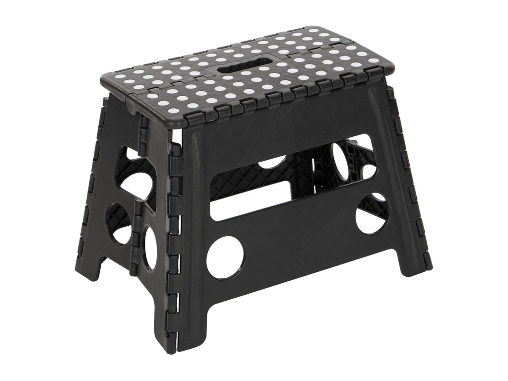 Opstapje Escalo Uppy XL 38x22x32cm opvouwbaar zwart