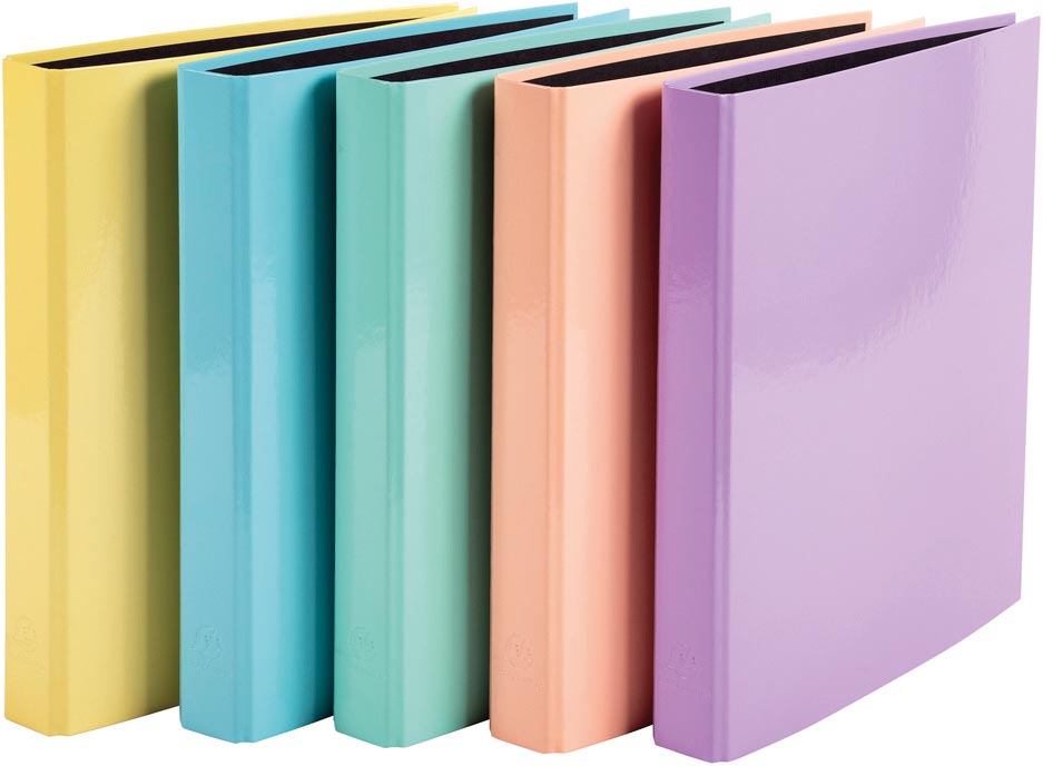 Ringmap Exacompta Aquarel karton A4 2 D-ringen 25mm rug 40mm assorti