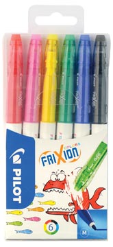 Viltstift Pilot FriXion Colors medium assorti (6)