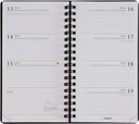 Zakagenda Brepols Ecorama Kazar 90x160mm zestalig assorti 2026 spiraalgebonden 1 week/2 pagina's