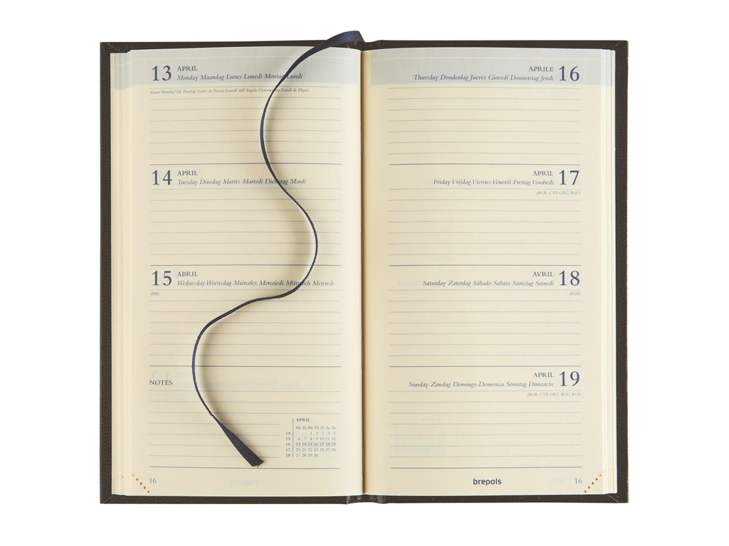 Agenda Brepols Interplan Lima 6-talig 2027 blauw