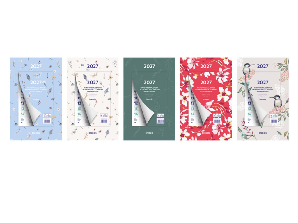 Wand week kalender Brepols fantasy 2027