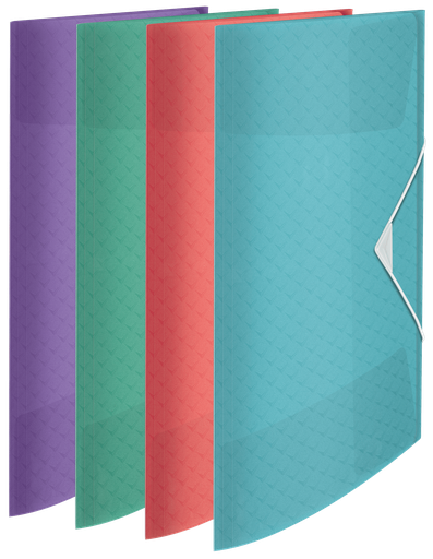 [ESS-626224] Map 3-kleppen Esselte Colour'Breeze PP A4 (assorti)