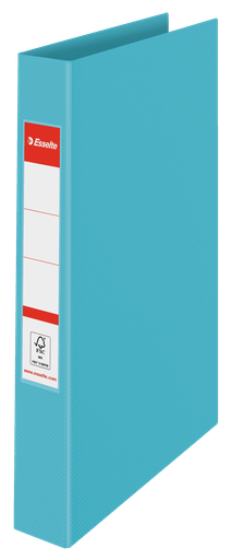 [ESS-626497] Ringmap Esselte Colour'Breeze hard PP A4 2 O-ringen 25mm rug 42mm (blauw)