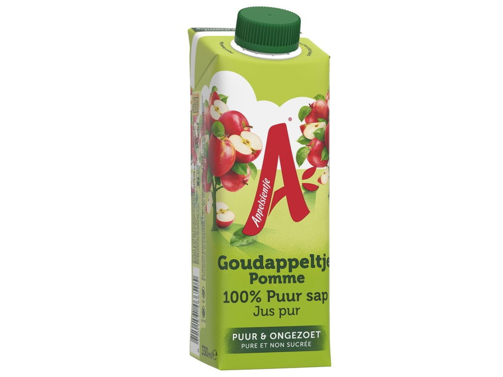 Frisdrank appelsap Appelsientje Goudappeltje 33cl (8)