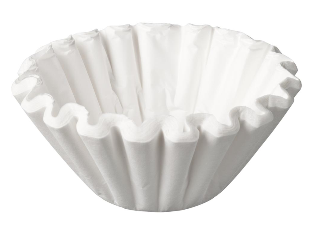 Koffiefilter Bravilor Bonamat 85/245mm voor koffiezet Mondo, TH, Iso en Novo wit (1000)