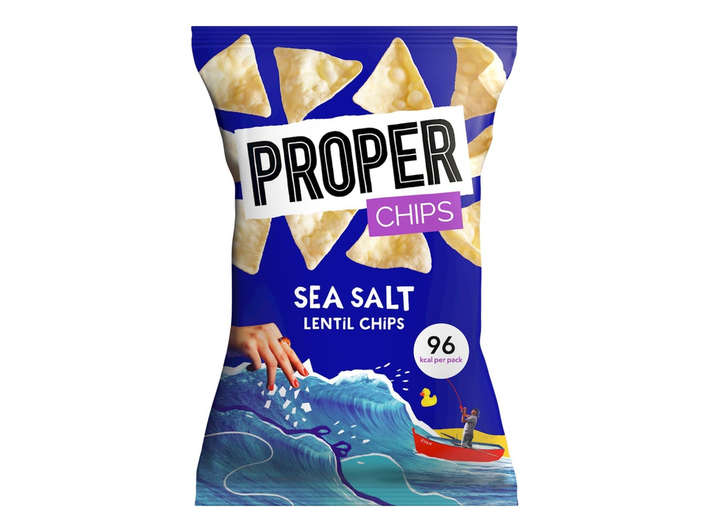 Chips Proper Sea Salt Lentil zak 20g