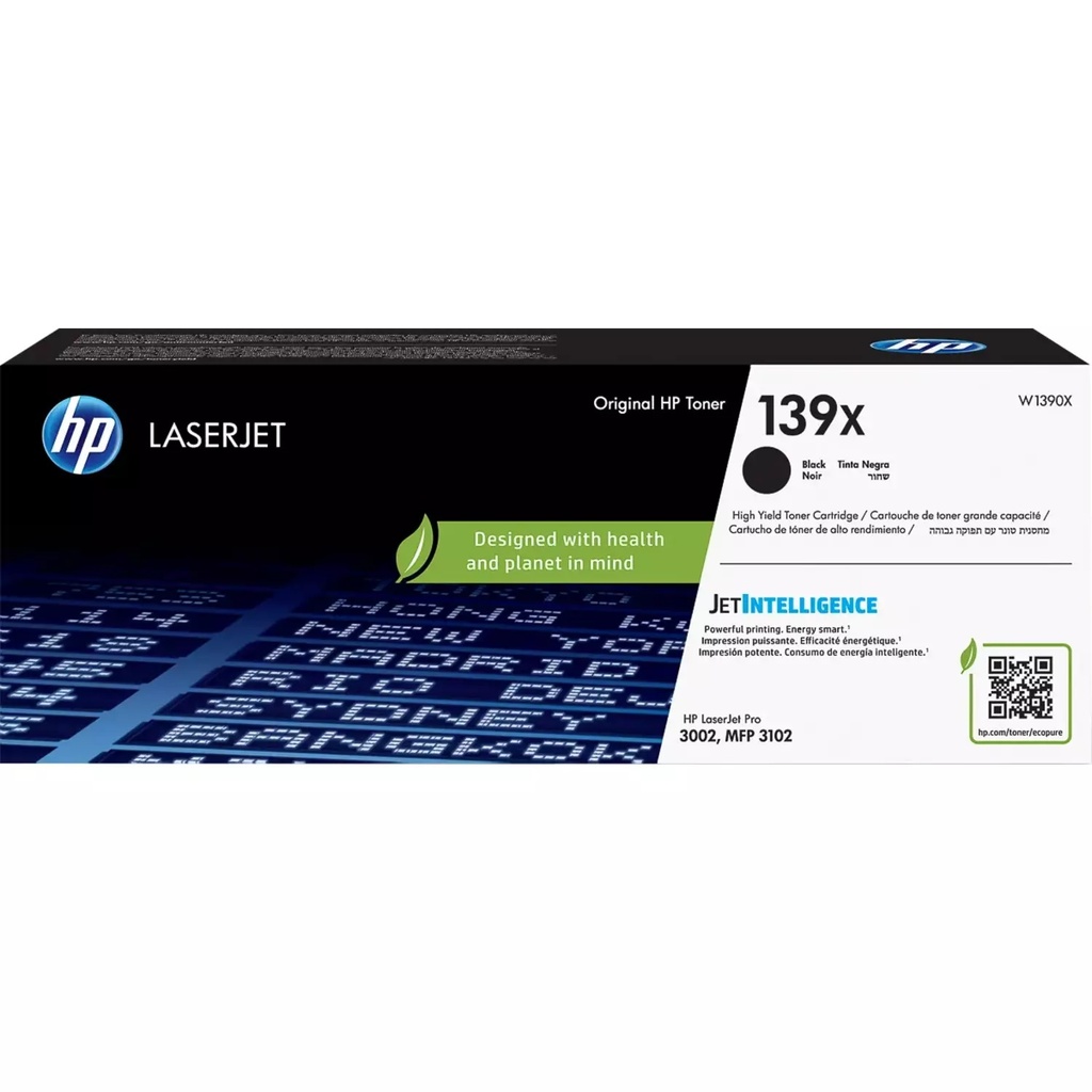 Toner HP Laser 139X LaserJetPro 4.000 pag. BK