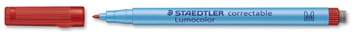 [KAN-305M2] Non-permanent marker Staedtler Lumocolor OHP 305 correctable medium ronde punt 1mm (rood)