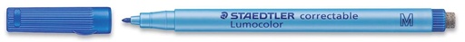 [KAN-305M3] Non-permanent marker Staedtler Lumocolor OHP 305 correctable medium ronde punt 1mm (blauw)