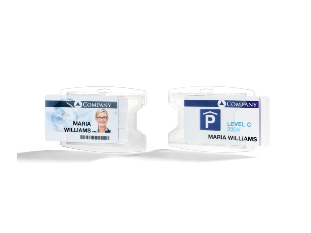 Kaarthouder Durable reXycle PP gerecycleerd voor 2 kaarten zonder bevestiging (10)