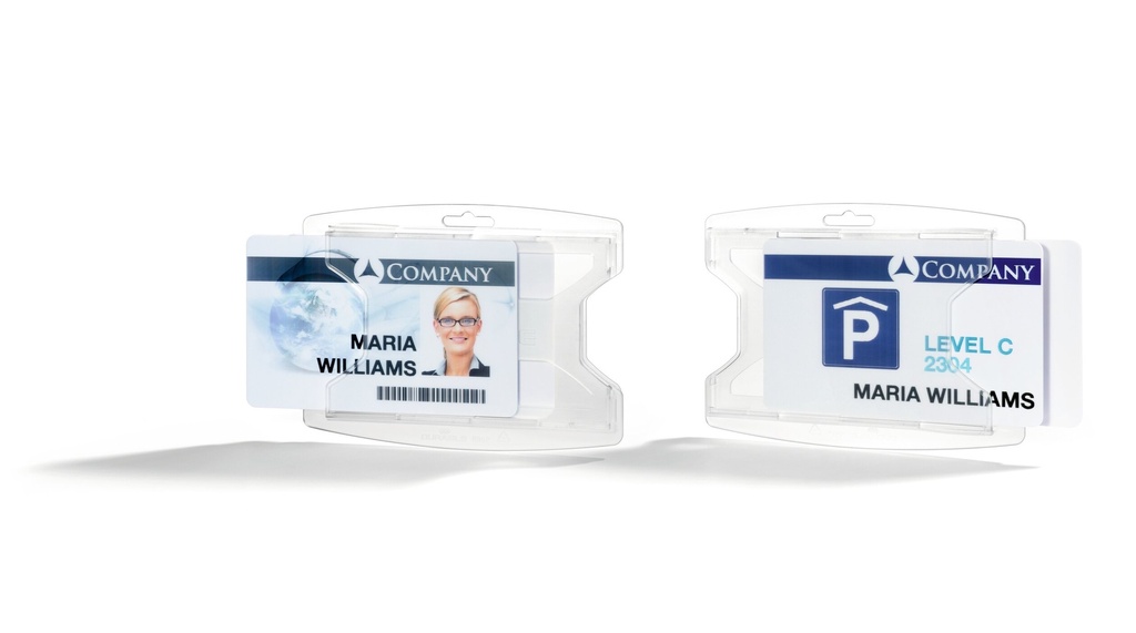 Kaarthouder Durable reXycle PP gerecycleerd voor 2 kaarten zonder bevestiging (10)