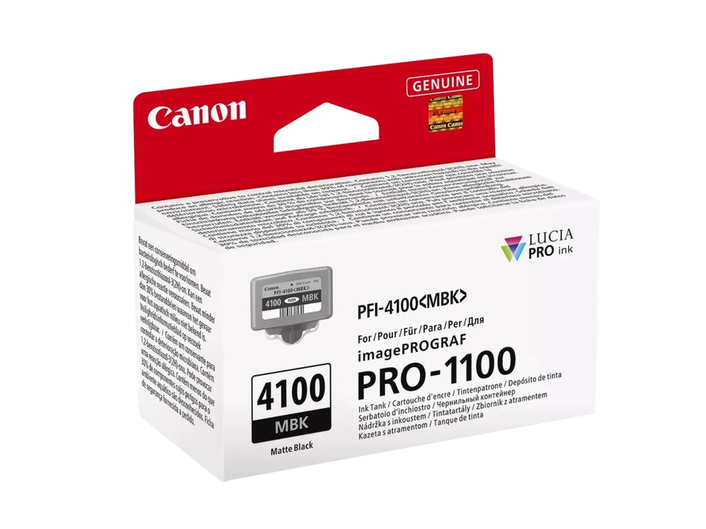 Cartridge Canon Inkjet PFI-4100MBK imagePROGRAF PRO-1100
