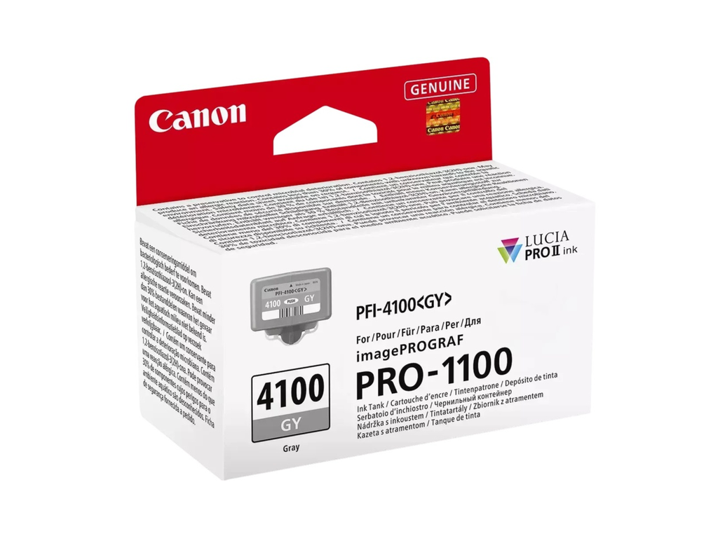 Cartridge Canon Inkjet PFI-4100GY imagePROGRAF PRO-1100