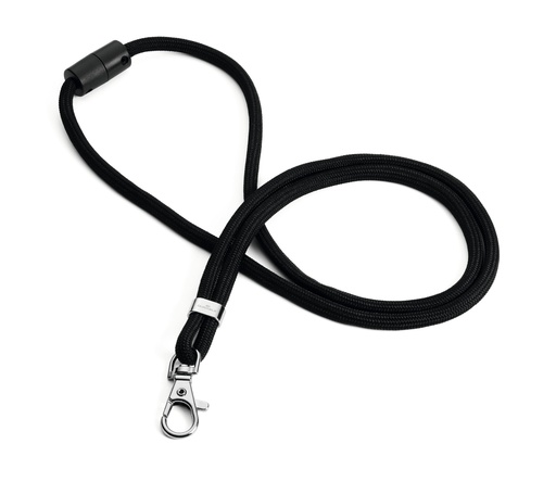 [DUR-824101] Textielkoord Durable PET gerecycleerd met karabijnhaak (10) (zwart)