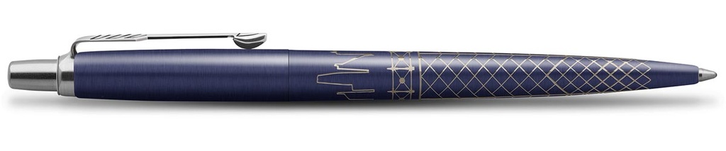 Balpen Parker Jotter special edition Sydney blauwe inkt medium punt in giftbox blauw