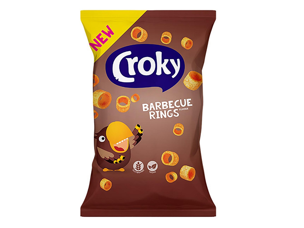 Chips Croky rings barbecue zakje 75g