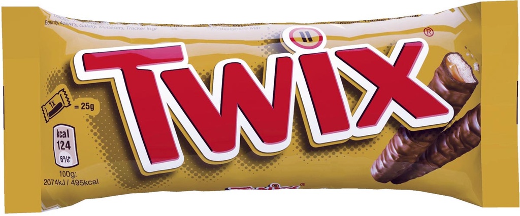 Chocoladereep Twix 50g