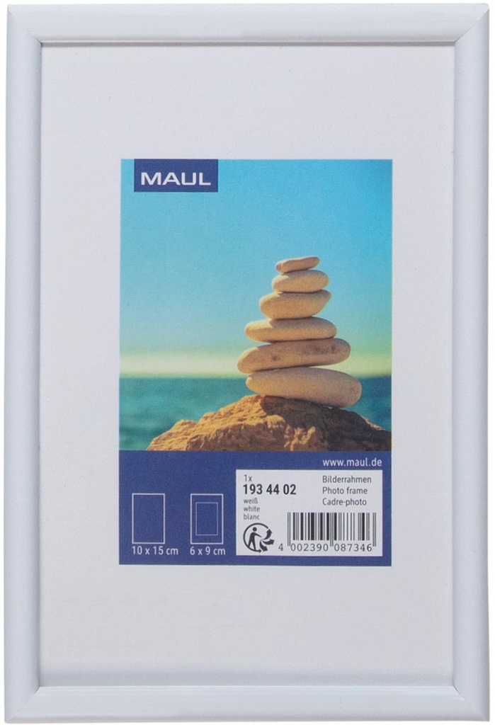 Fotolijst MAULart kunststof frame 10x15cm wit